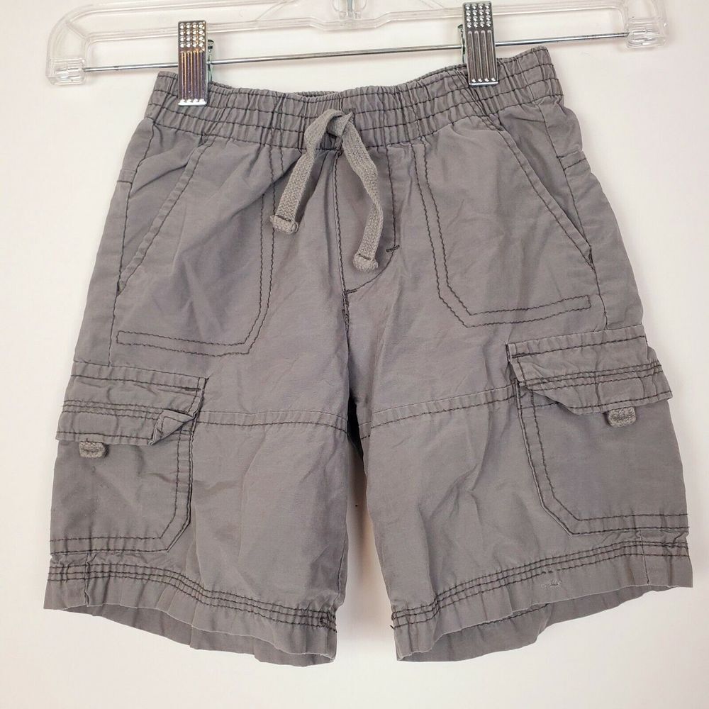 Old Navy Toddler Boys Cargo Shorts Drawstring Grey Size 3T